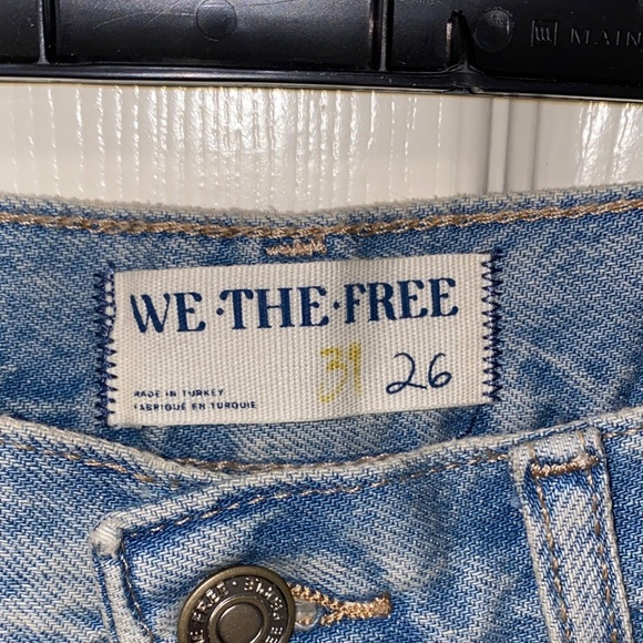 We The Free Light Blue Wide Leg Jeans 26 - Picture 9 of 15